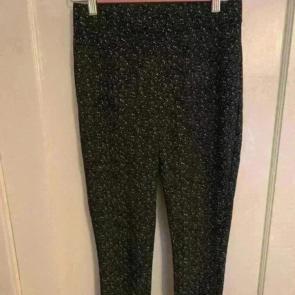 Theory Abdelle Mid Rise Pull On Stretch Faux Tweed Leggings Pants, Womens Size S - Picture 3 of 9